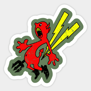 WW2 Devil Squadron logo Sticker